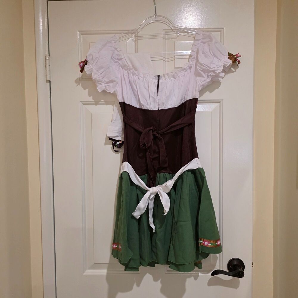 Leg Avenue Women's Gretchen Oktoberfest Beer Maid Costume 2 Piece Size L - Picture 6 of 6